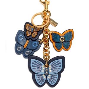 Butterfly Cluster Bag Charm NWT/NIB